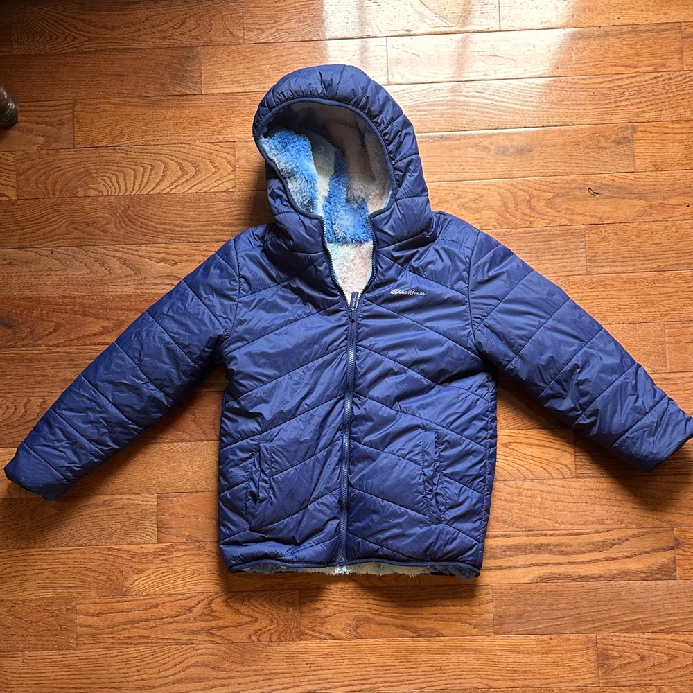 Eddie Bauer Kids Navy Puffer Jacket